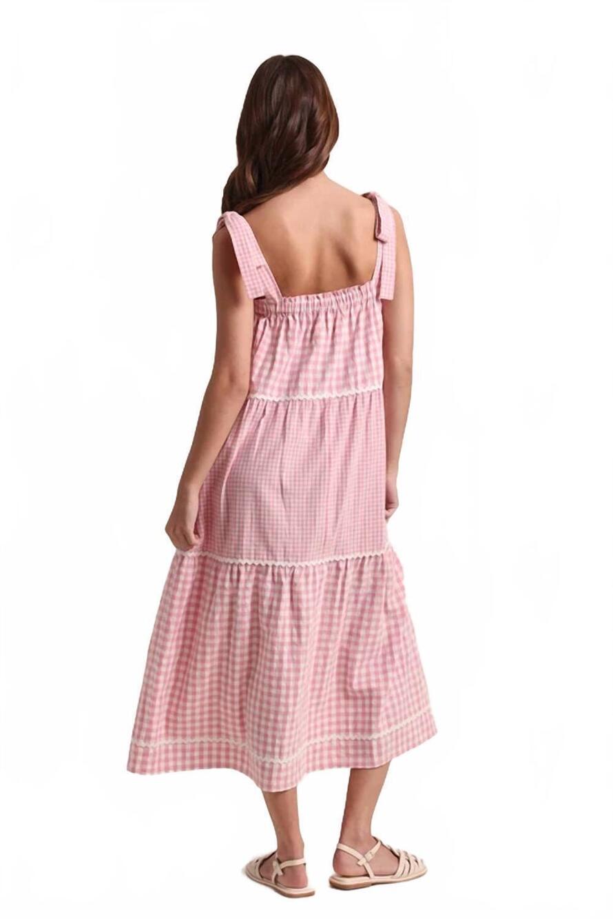 NEW WISHLIST rose petal midi dress in pink - Picture 2 of 2